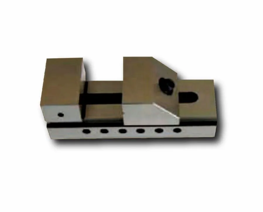 008-529 Morsa in acciaio Lung. tot=  65 - Apertura 25 - Predisposizione staffaggio - Precisione 0,005/100