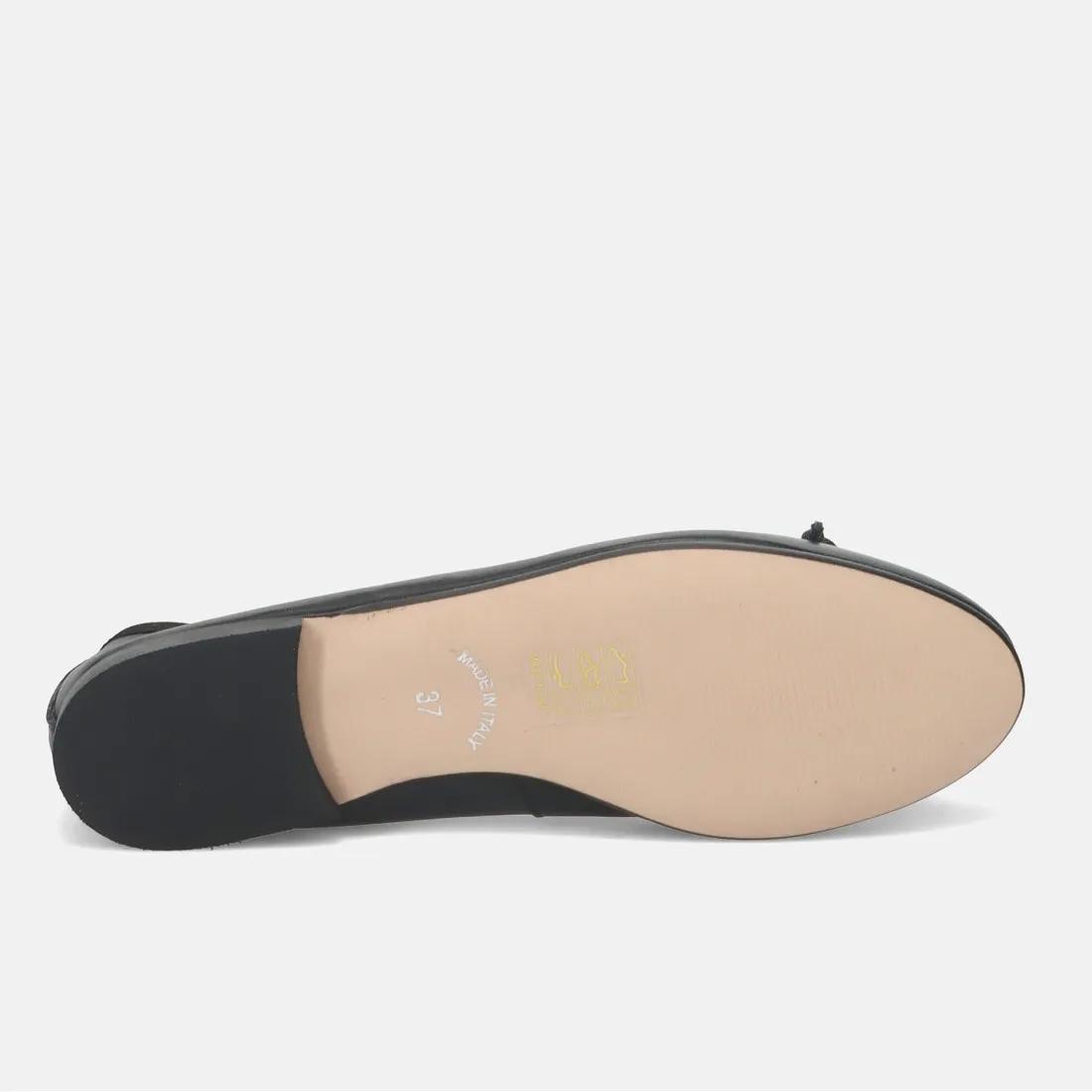 Ballerina Belle Vie in morbida pelle nera