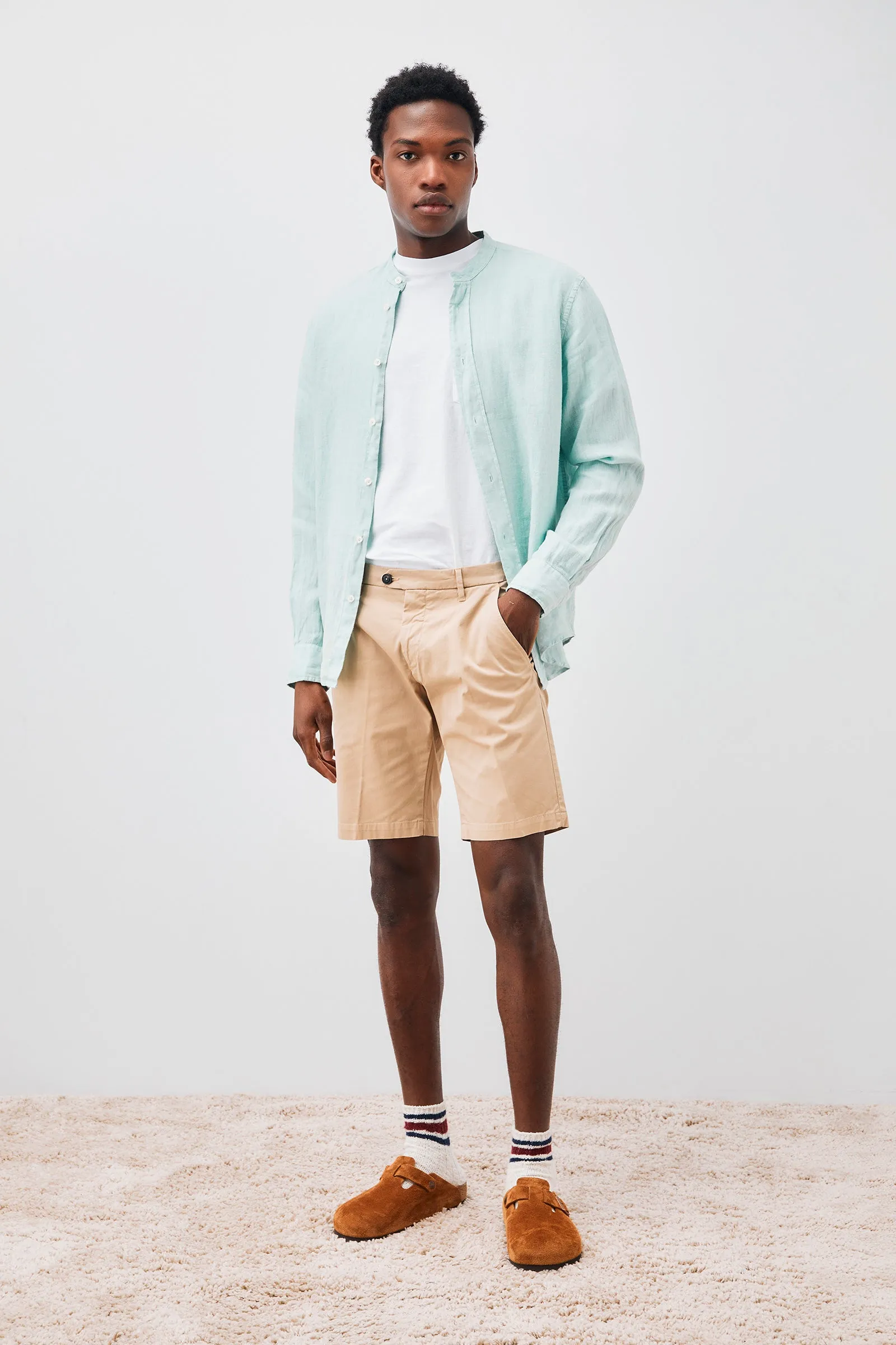 Bermuda New Rolf Roy Roger’s Beige da Uomo