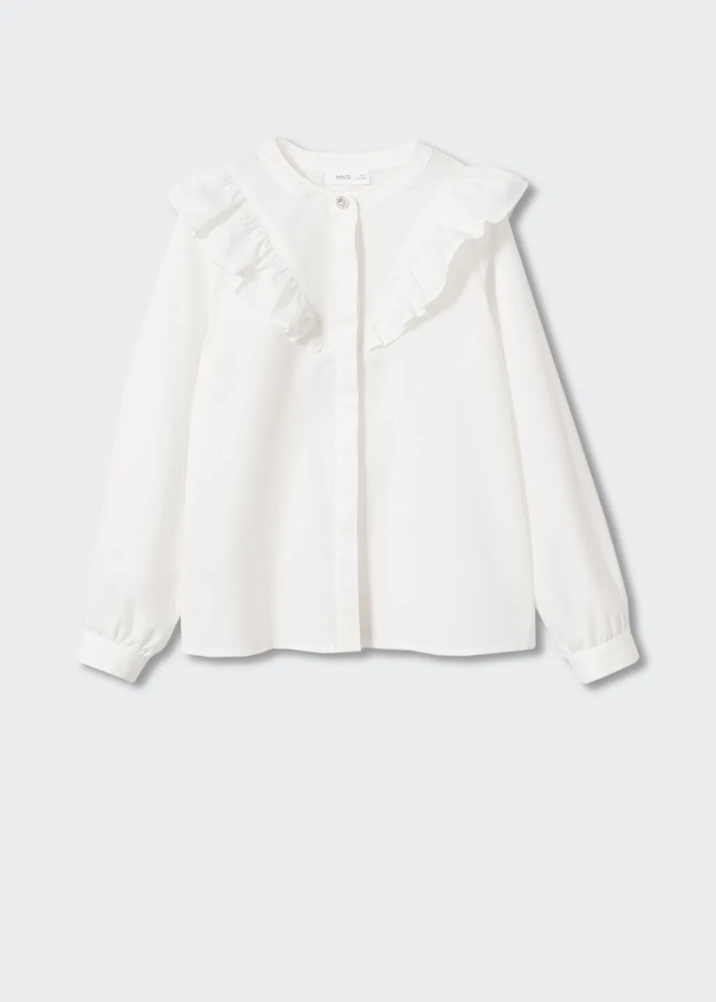 Blusa bottone gioiello