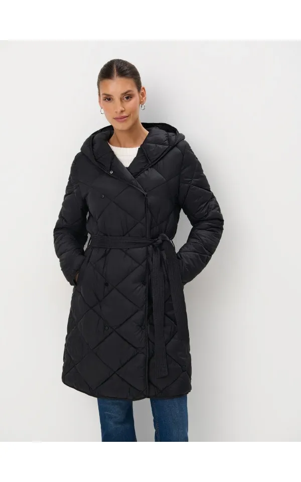 Cappotto con cappuccio