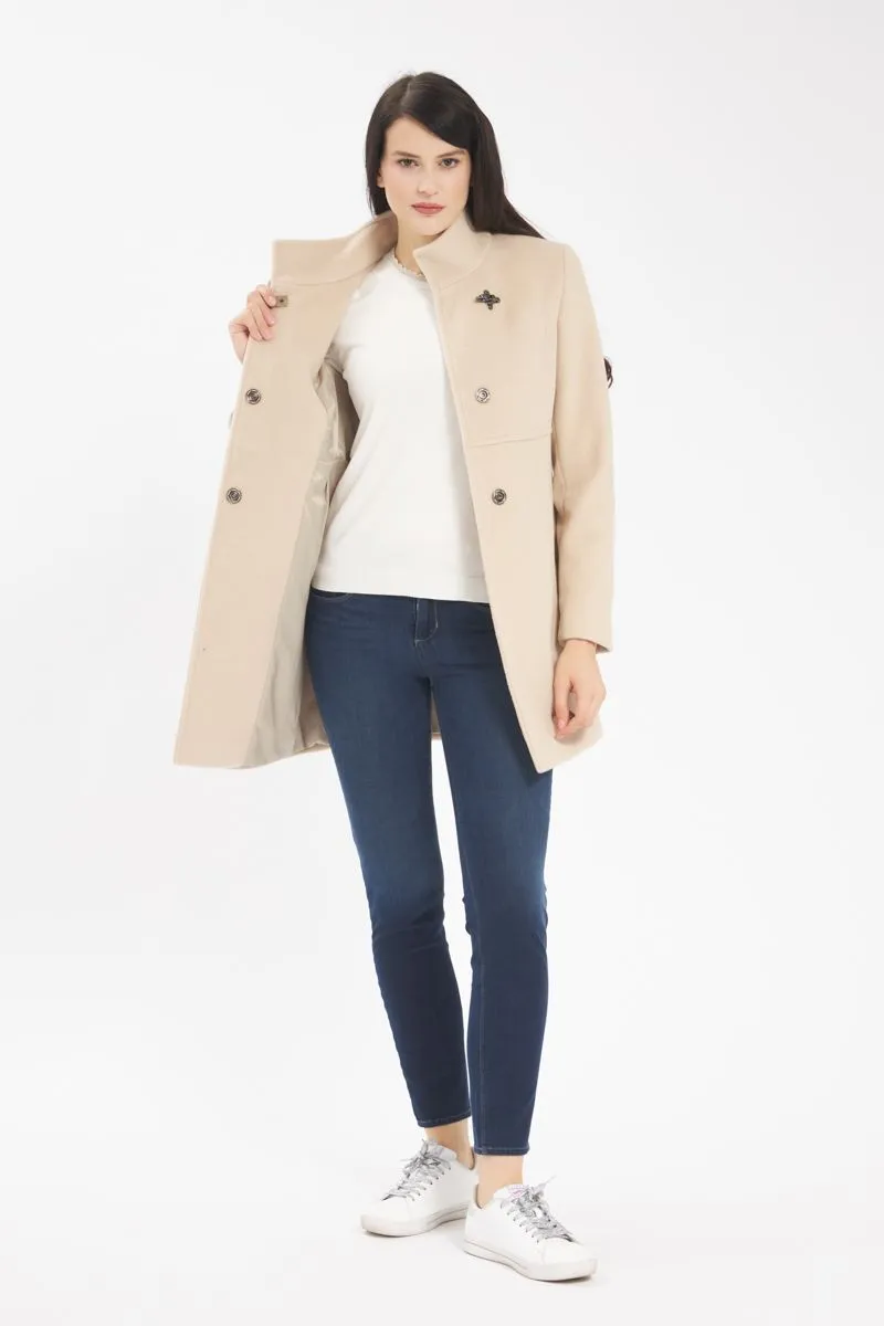 Cappotto Donna Beige