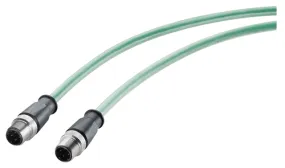 Cavo Ethernet Cat5e (Lamina di alluminio, treccia in rame stagnato) Siemens col. Verde, L. 5m, Con terminazione