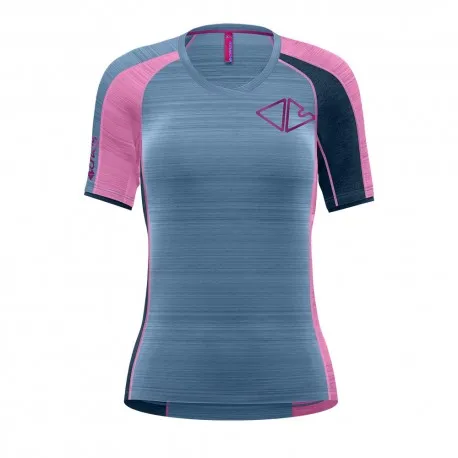 Crazy Maglia Trekking Ionic Rosa Grigio Donna
