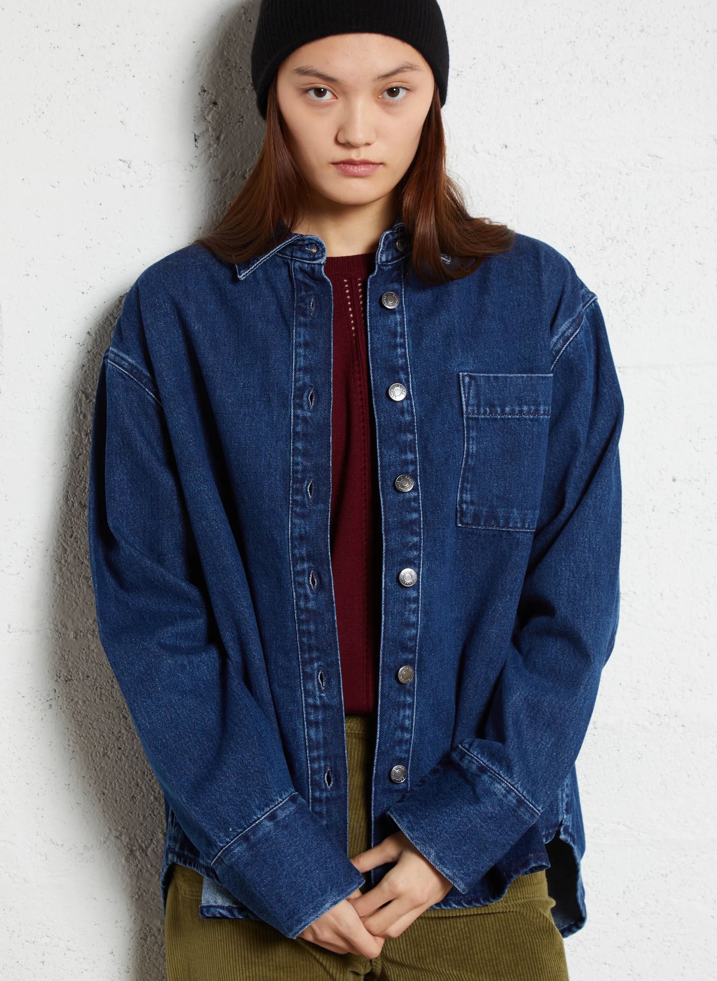  EKYOG   JIMMY - Camicia jeans in cotone | Blu