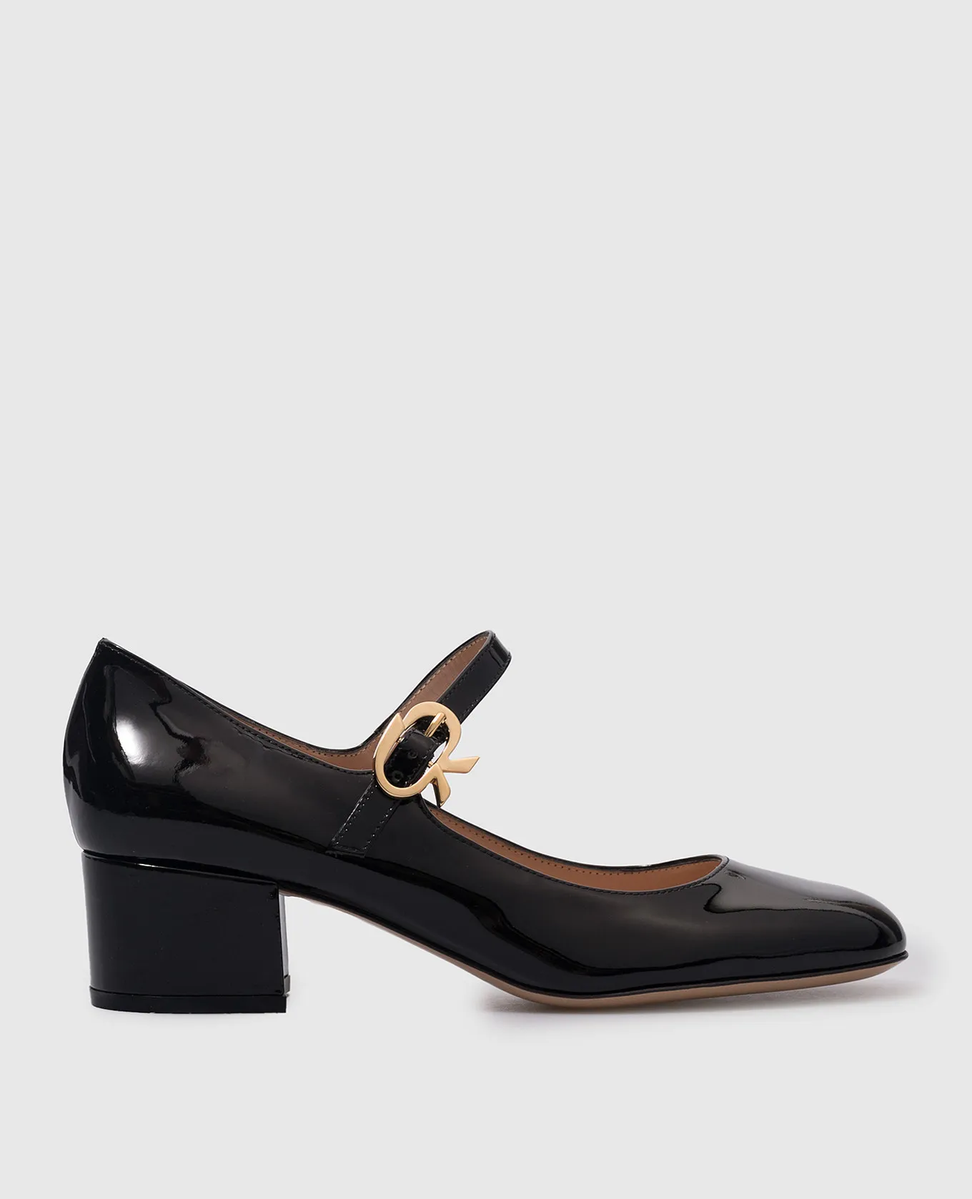 Gianvito Rossi Scarpe Mary in vernice nera G2210145RICVER