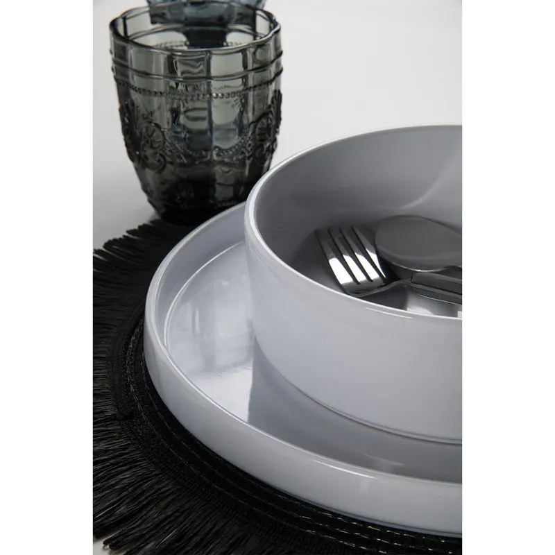 Gourmet White Kit Gourmet White - servizio piatti 12 pz - set 4 bicchieri acqua Syrah Stones - set 4 calici Syrah Stones - set 1