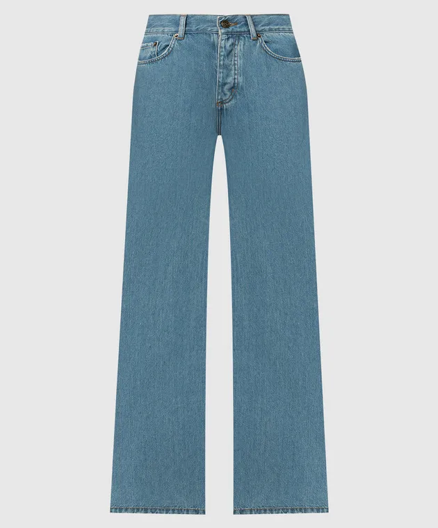 Jacob Lee Jeans blu a zampa d'elefante WJP011124BL