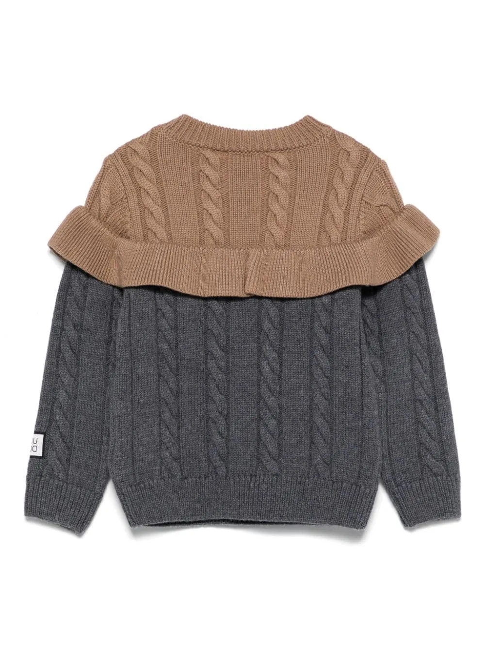 Maglione a trecce