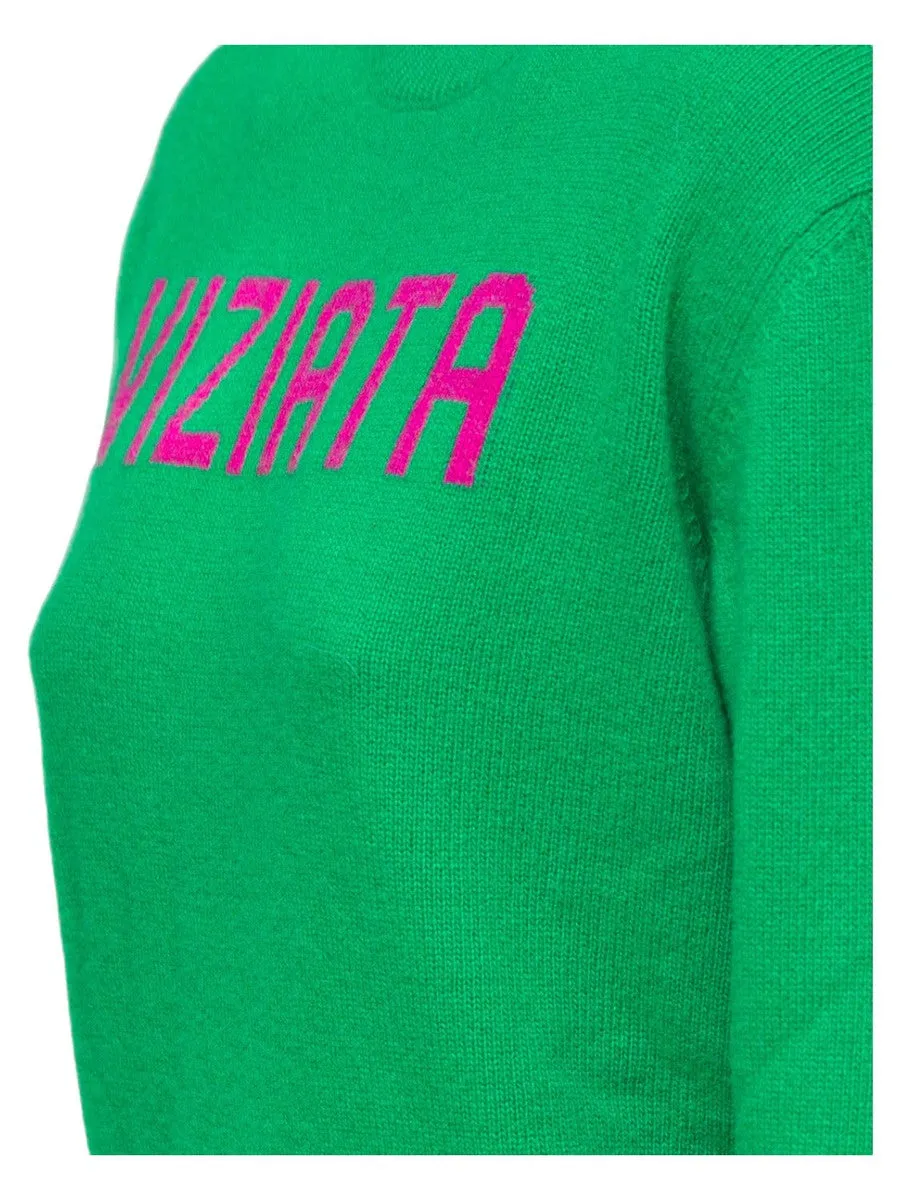 Maglione con scritta Viziata