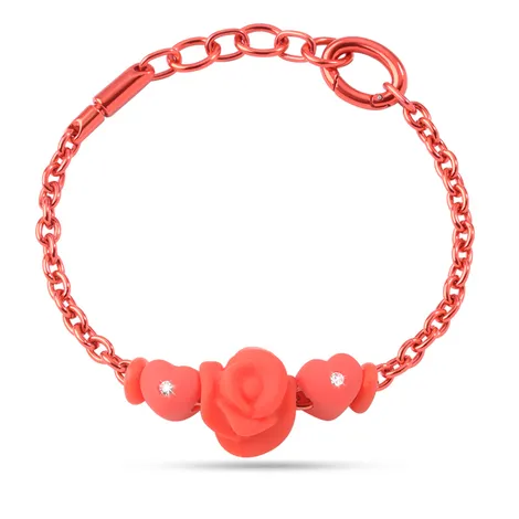 MORELLATO COLOURS BR. FIORI-ROSA 3 CHARMS