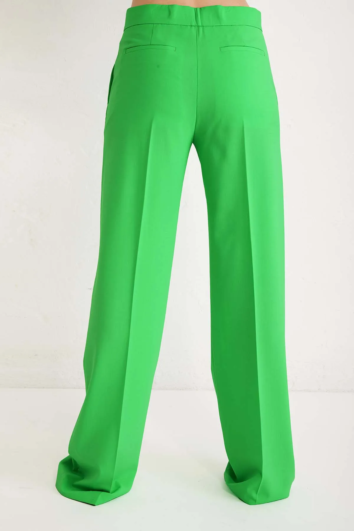 MSGM Pantalone tailoring a gamba dritta in fresco di lana