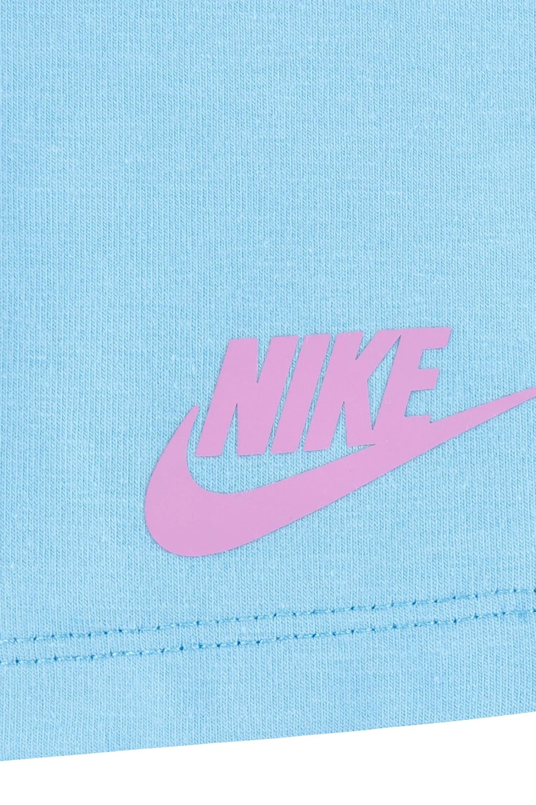 Nike - Completo T-shirt e shorts tie-dye per bambini piccoli    
