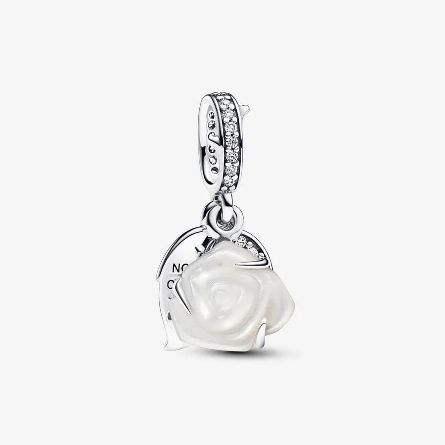 Pandora Charm Pendente Rosa Bianca 793200C01