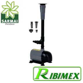 Pompa per giochi d'acqua per laghetto fontana 50W 1980 l/h