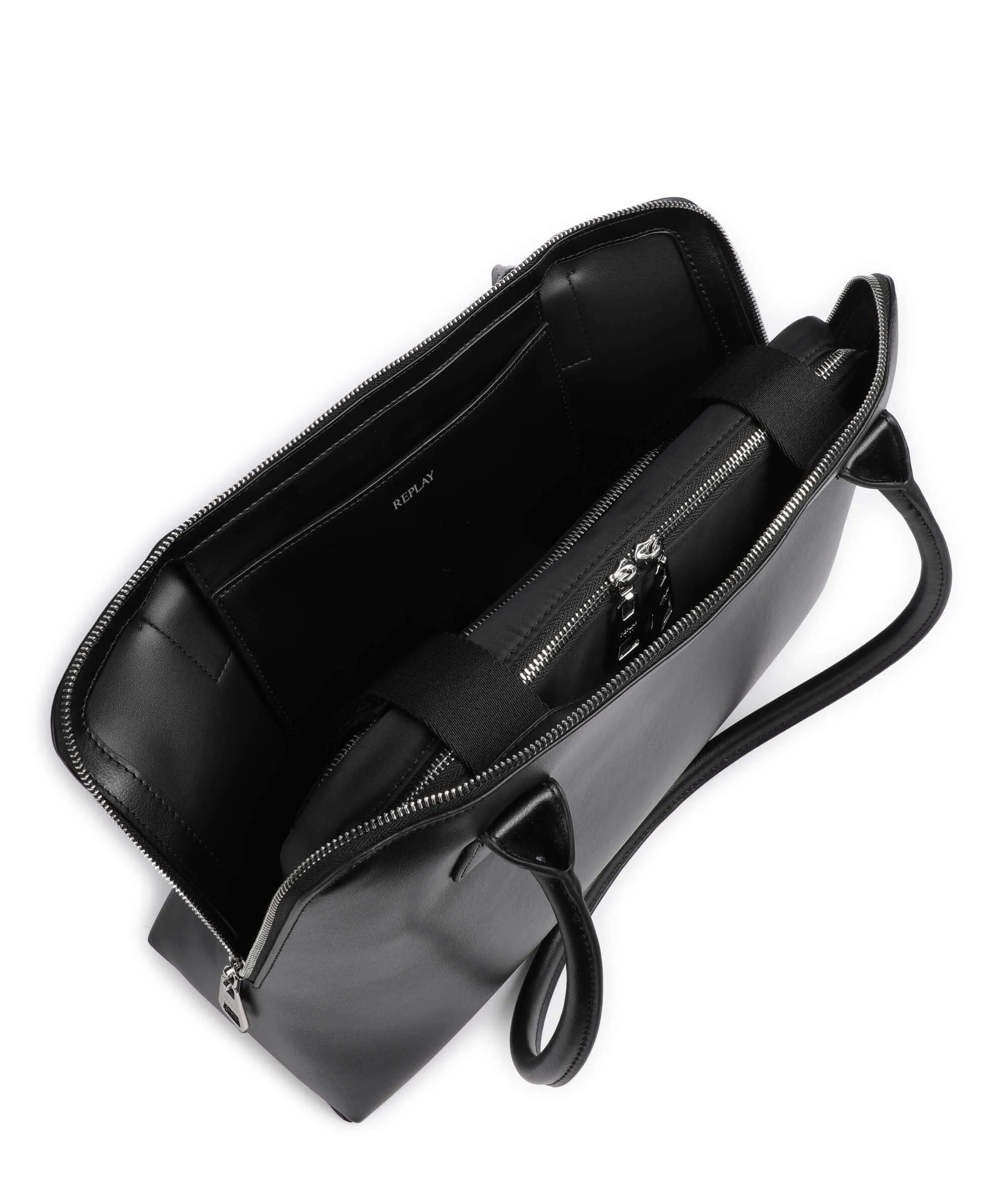  Replay Cartella 14″ pelle sintetica nero  