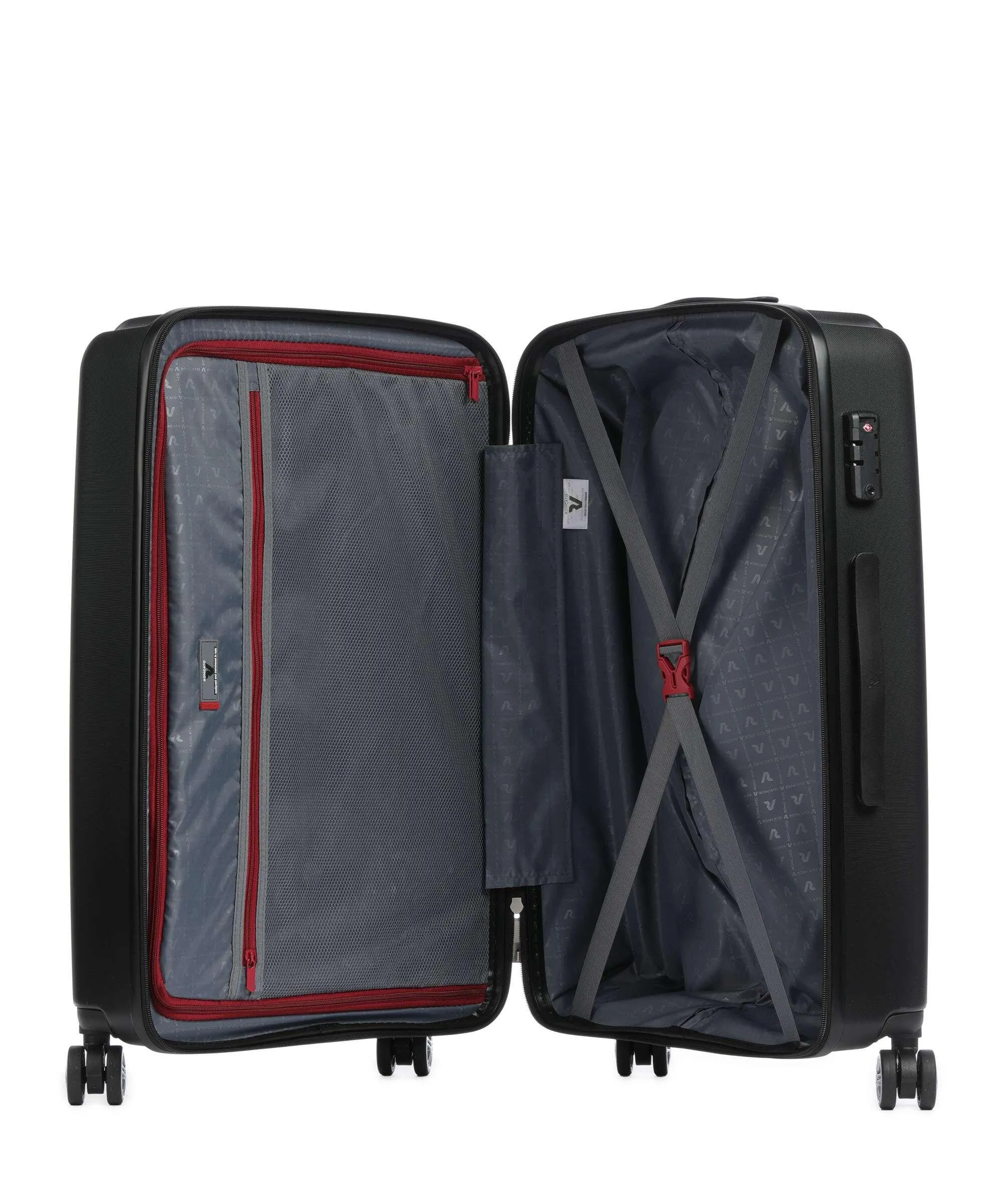  Roncato Element 2.0 M Valigia trolley (4 ruote) nero 67 cm  