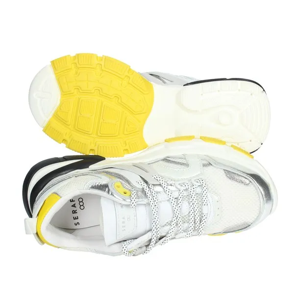 SERAFINI  SNEAKERS BASSA DSTE51 BIANCO/GIALLO