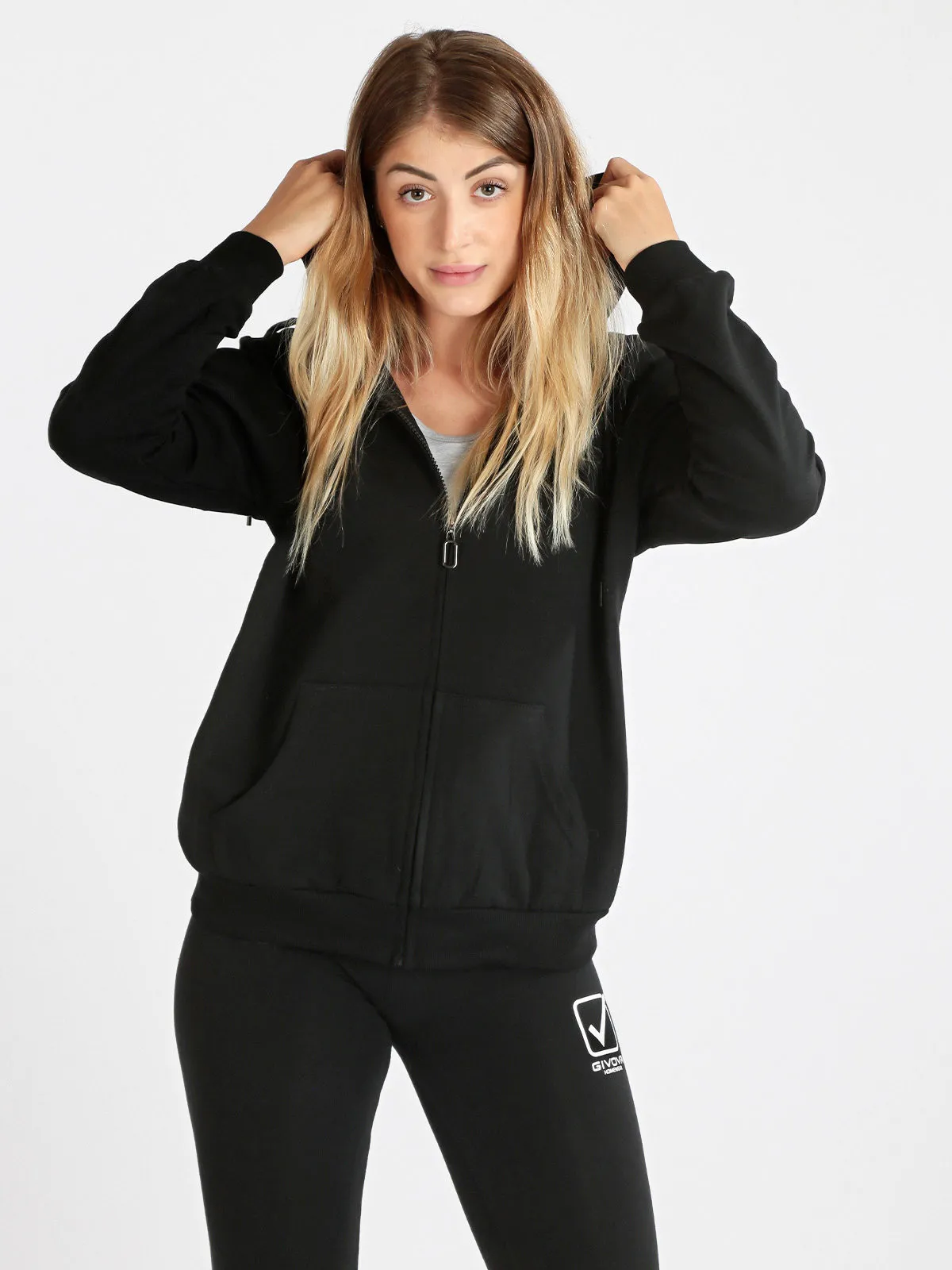 Solada Sweat femme avec zip et capuche