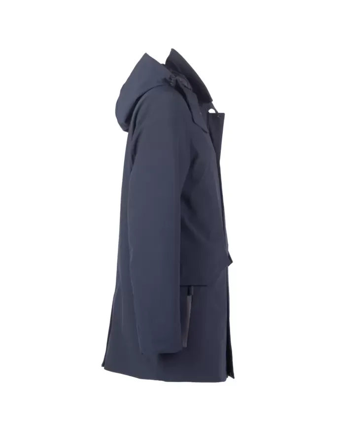 WOOLRICH Cappotto Barrow Melton blue